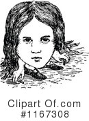 Alice In Wonderland Clipart #1167308 by Prawny Vintage