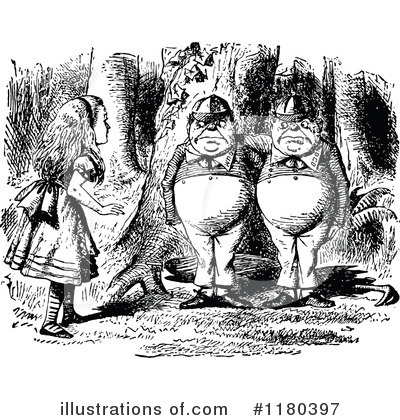 Royalty-Free (RF) Alice In Wonderland Clipart Illustration by Prawny Vintage - Stock Sample #1180397