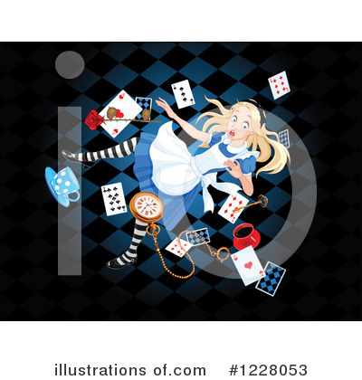 Royalty-Free (RF) Alice In Wonderland Clipart Illustration by Pushkin - Stock Sample #1228053