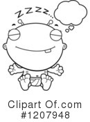 Alien Baby Clipart #1207948 by Cory Thoman