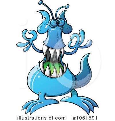 Royalty-Free (RF) Alien Clipart Illustration by Zooco - Stock Sample #1061591