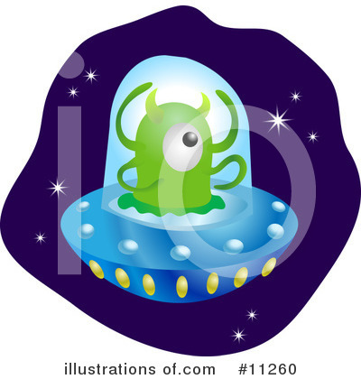 Royalty-Free (RF) Alien Clipart Illustration by AtStockIllustration - Stock Sample #11260