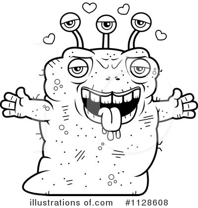 Royalty-Free (RF) Alien Clipart Illustration by Cory Thoman - Stock Sample #1128608