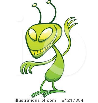 Royalty-Free (RF) Alien Clipart Illustration by Zooco - Stock Sample #1217884