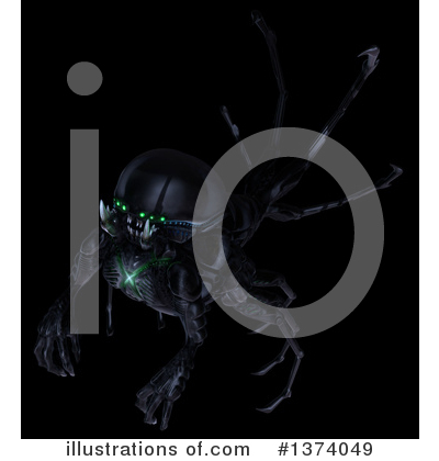Royalty-Free (RF) Alien Clipart Illustration by Leo Blanchette - Stock Sample #1374049