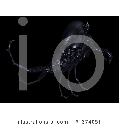 Royalty-Free (RF) Alien Clipart Illustration by Leo Blanchette - Stock Sample #1374051