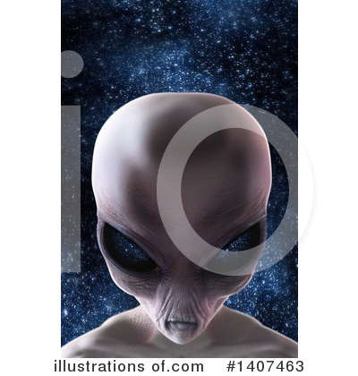 Royalty-Free (RF) Alien Clipart Illustration by Leo Blanchette - Stock Sample #1407463