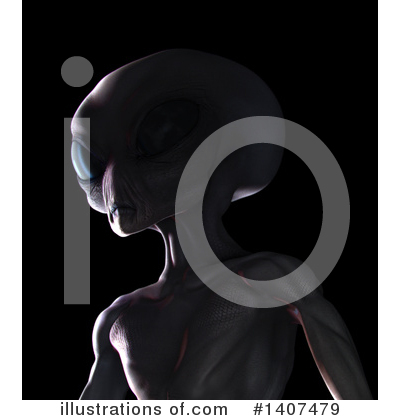 Royalty-Free (RF) Alien Clipart Illustration by Leo Blanchette - Stock Sample #1407479
