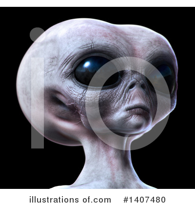 Royalty-Free (RF) Alien Clipart Illustration by Leo Blanchette - Stock Sample #1407480