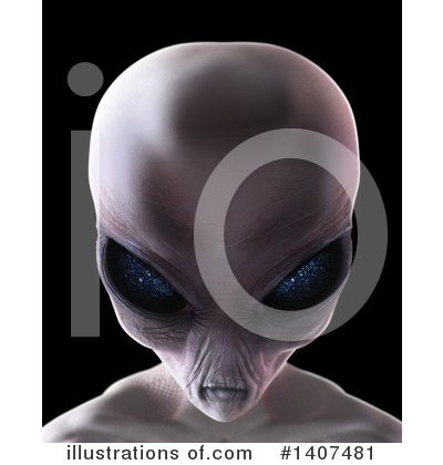 Royalty-Free (RF) Alien Clipart Illustration by Leo Blanchette - Stock Sample #1407481