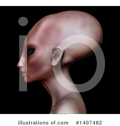 Royalty-Free (RF) Alien Clipart Illustration by Leo Blanchette - Stock Sample #1407482