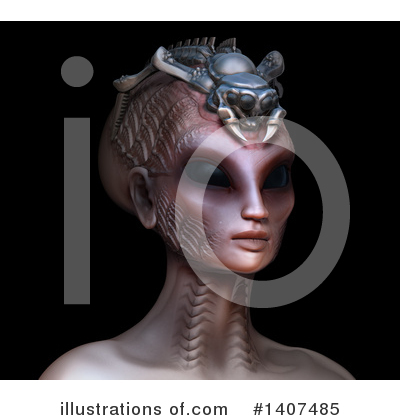 Royalty-Free (RF) Alien Clipart Illustration by Leo Blanchette - Stock Sample #1407485