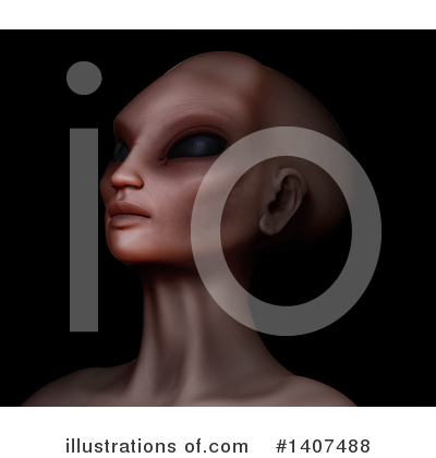 Royalty-Free (RF) Alien Clipart Illustration by Leo Blanchette - Stock Sample #1407488