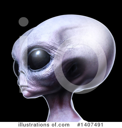 Royalty-Free (RF) Alien Clipart Illustration by Leo Blanchette - Stock Sample #1407491