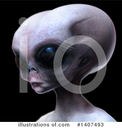 Royalty-Free (RF) Alien Clipart Illustration by Leo Blanchette - Stock Sample #1407493