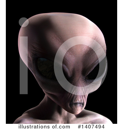 Royalty-Free (RF) Alien Clipart Illustration by Leo Blanchette - Stock Sample #1407494