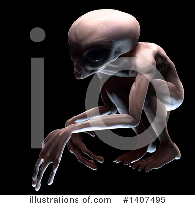 Royalty-Free (RF) Alien Clipart Illustration by Leo Blanchette - Stock Sample #1407495