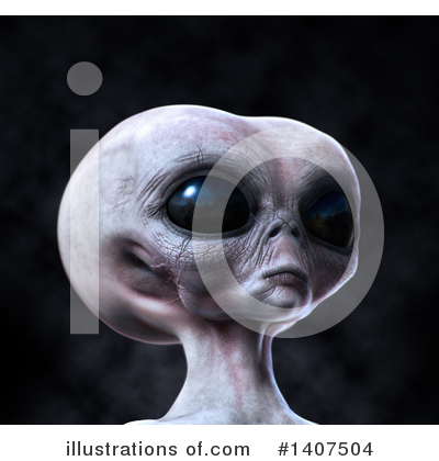Royalty-Free (RF) Alien Clipart Illustration by Leo Blanchette - Stock Sample #1407504
