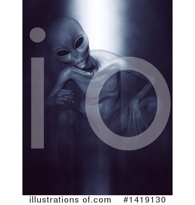 Royalty-Free (RF) Alien Clipart Illustration by KJ Pargeter - Stock Sample #1419130