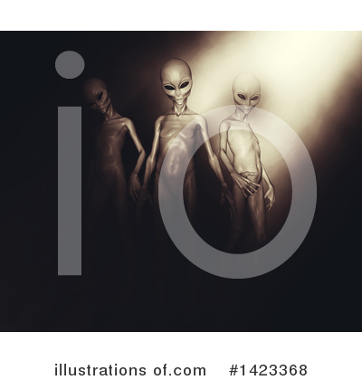 Royalty-Free (RF) Alien Clipart Illustration by KJ Pargeter - Stock Sample #1423368