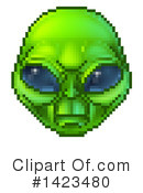 Alien Clipart #1423480 by AtStockIllustration