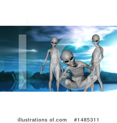 Royalty-Free (RF) Alien Clipart Illustration by KJ Pargeter - Stock Sample #1485311