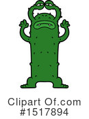 Alien Clipart #1517894 by lineartestpilot