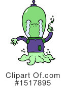 Alien Clipart #1517895 by lineartestpilot
