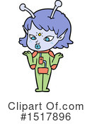 Alien Clipart #1517896 by lineartestpilot