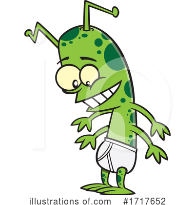 Royalty-Free (RF) Alien Clipart Illustration by toonaday - Stock Sample #1717652