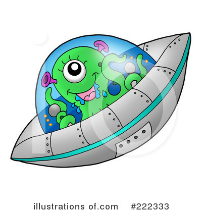 Royalty-Free (RF) Alien Clipart Illustration by visekart - Stock Sample #222333