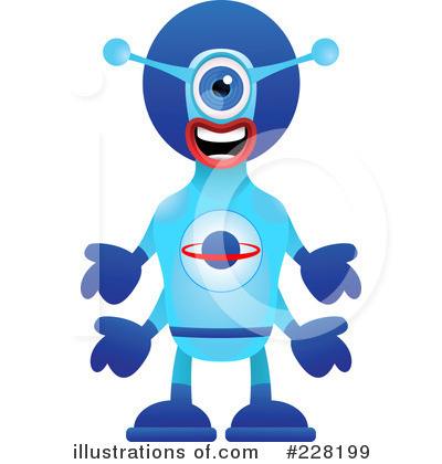 Royalty-Free (RF) Alien Clipart Illustration by Tonis Pan - Stock Sample #228199