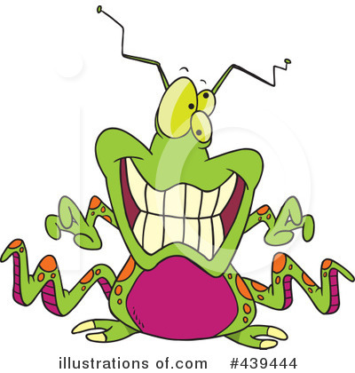 Royalty-Free (RF) Alien Clipart Illustration by toonaday - Stock Sample #439444