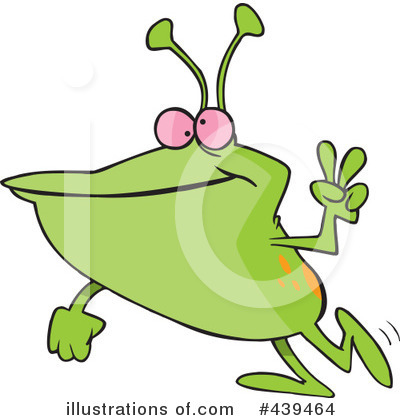 Royalty-Free (RF) Alien Clipart Illustration by toonaday - Stock Sample #439464
