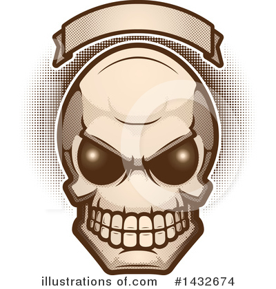 Alien Skull Clipart #1432674 by Cory Thoman