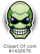 Alien Skull Clipart #1432676 by Cory Thoman