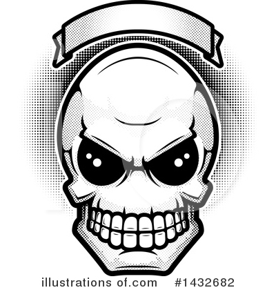 Royalty-Free (RF) Alien Skull Clipart Illustration by Cory Thoman - Stock Sample #1432682