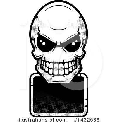 Royalty-Free (RF) Alien Skull Clipart Illustration by Cory Thoman - Stock Sample #1432686