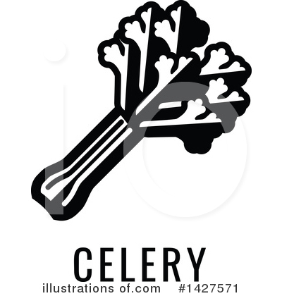 Celery Clipart #1427571 by AtStockIllustration