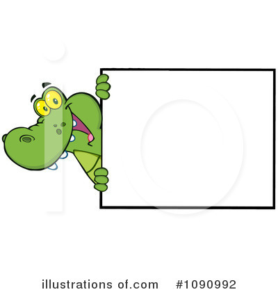 Alligator Clipart #1090992 by Hit Toon