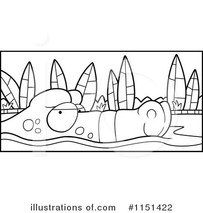 Royalty-Free (RF) Alligator Clipart Illustration by Cory Thoman - Stock Sample #1151422