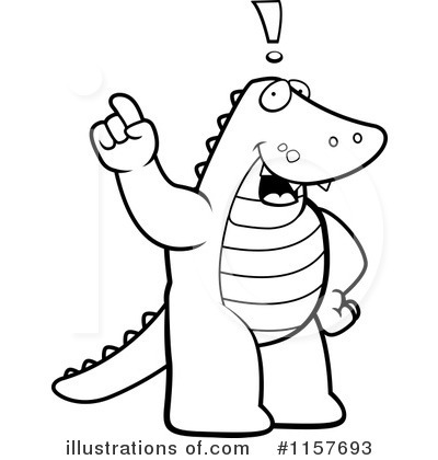 Royalty-Free (RF) Alligator Clipart Illustration by Cory Thoman - Stock Sample #1157693
