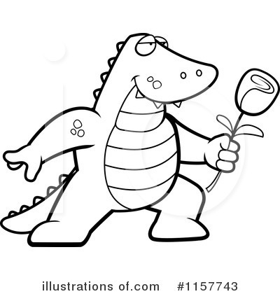 Royalty-Free (RF) Alligator Clipart Illustration by Cory Thoman - Stock Sample #1157743