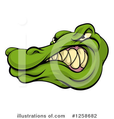 Royalty-Free (RF) Alligator Clipart Illustration by AtStockIllustration - Stock Sample #1258682