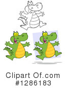 Alligator Clipart #1286183 by Hit Toon