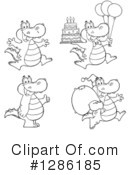 Alligator Clipart #1286185 by Hit Toon