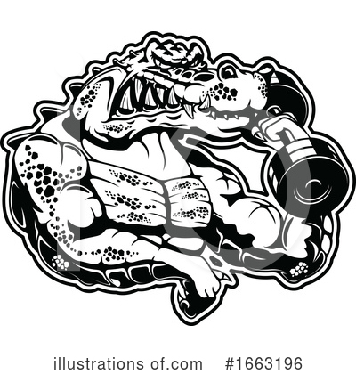 Alligator Clipart #1663196 by Vector Tradition SM