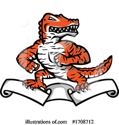 Alligator Clipart #1708712 by patrimonio