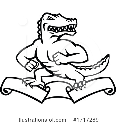 Alligator Clipart #1717289 by patrimonio