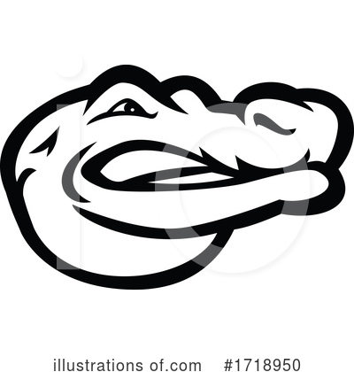 Alligator Clipart #1718950 by patrimonio
